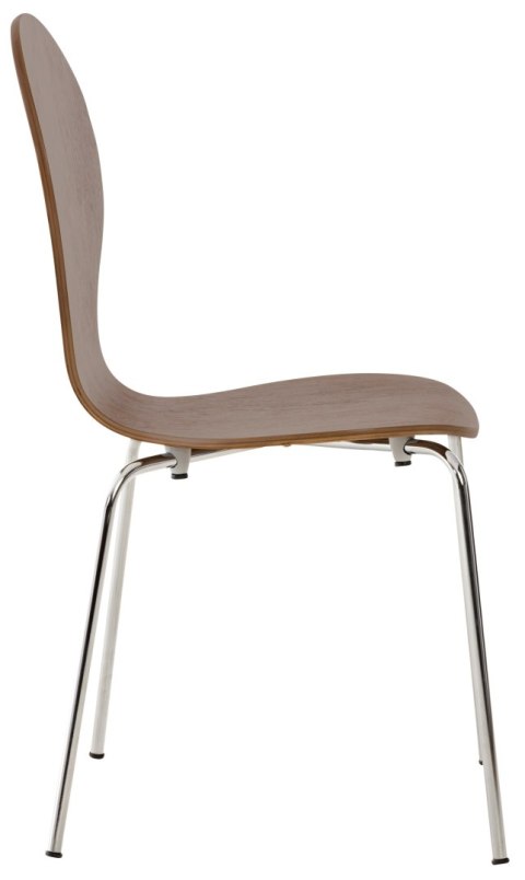 Krzesło konferencyjne Diego 2 szt. orzechowe, ergonomiczne