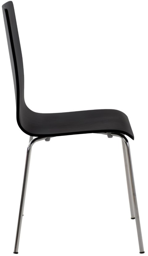 Krzesło biurowe Pepe czarne 4 sztuki, ergonomiczne, metalowe