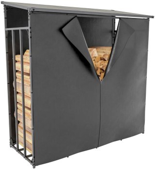Stojak na drewno Ruston Aluminium XL z pokrowcem