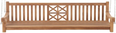Huśtawka ogrodowa Farm 240 cm teak z armrestami