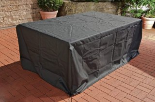 Pokrowiec na meble ogrodowe Skara 218x158x65 cm czarny