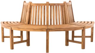 Ławka ogrodowa Leming halbrund 200 cm teak