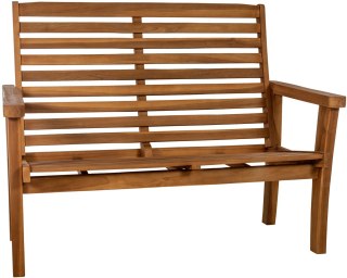 Ławka ogrodowa Nicosia 150 cm z teakowego drewna, funkcja leżenia