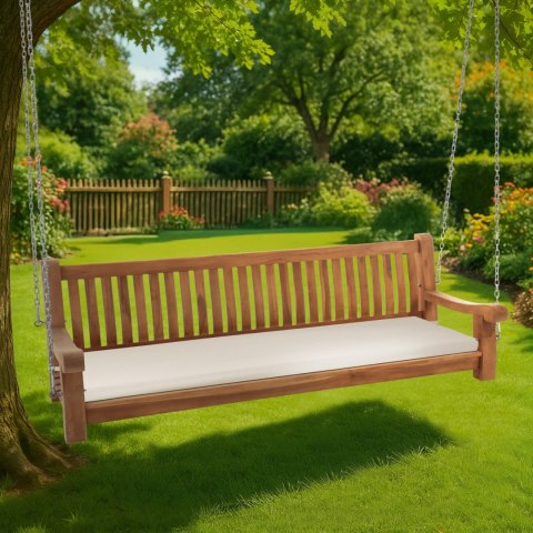 Huśtawka ogrodowa Joyce z poduszką 200 cm teak