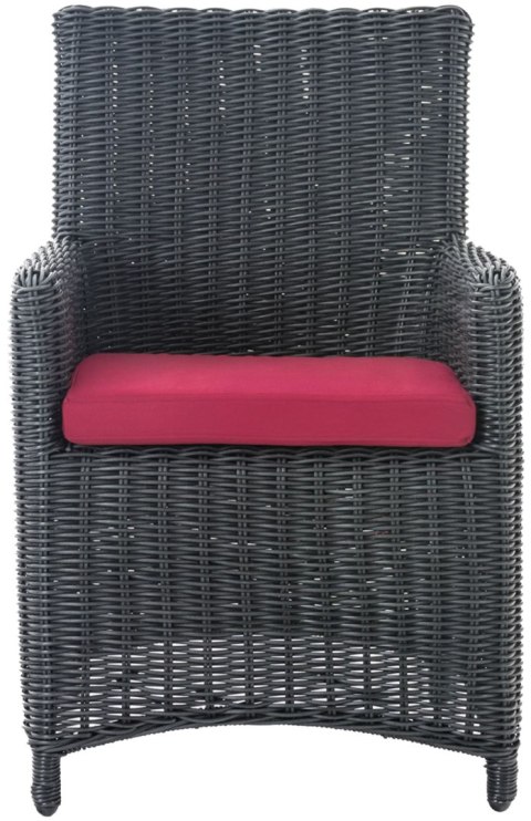 Krzesło ogrodowe Fontana 4 szt. Rubinowe 5mm