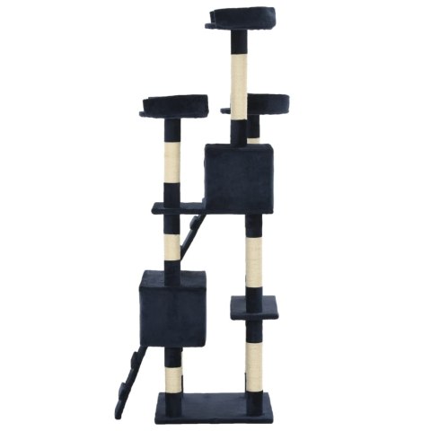  Drapak dla kota z sizalowymi słupkami, 170 cm, niebieski Lumarko!