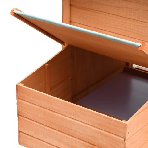  Klatka dla kurcząt, drewno sosnowe i jodłowe, 170x81x110 cm Lumarko!