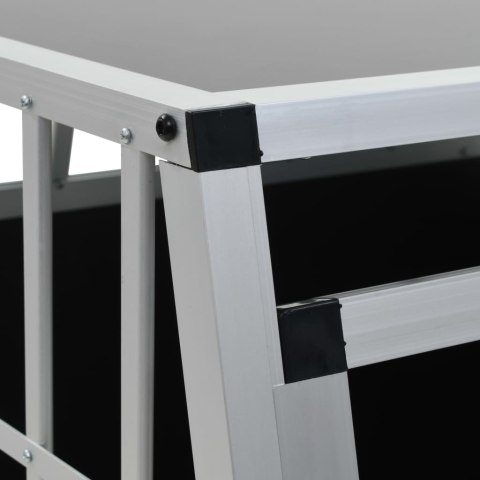  Klatka dla psa z podwójnymi drzwiami, 94 x 88 x 69 cm Lumarko!