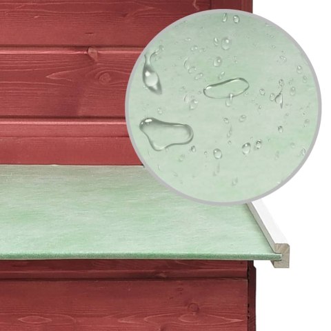  Klatka dla kurcząt, czerwona, 170x81x110 cm, sosna i jodła Lumarko!