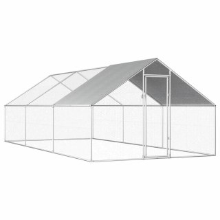  Klatka zewnętrzna dla kurcząt, 2,75x6x1,92 m, stal galwanizowana Lumarko!