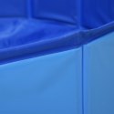  Składany basen dla psa, niebieski, 120 x 30 cm, PVC Lumarko!