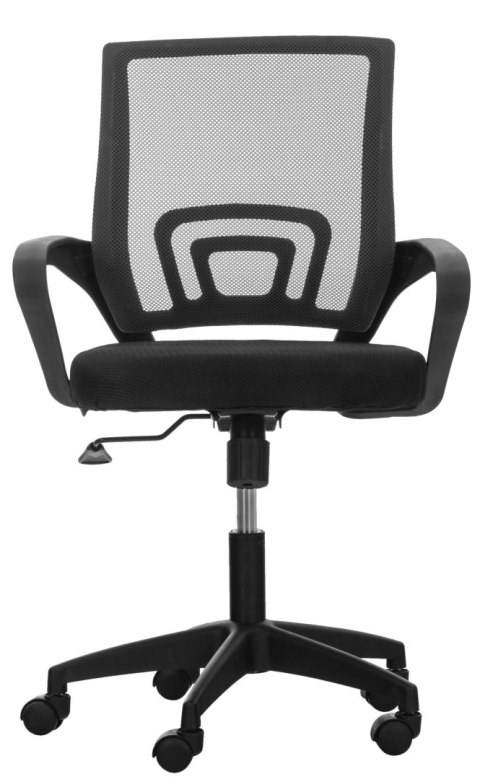 Fotel biurowy Auburn czarny z ergonomiczną poduszką