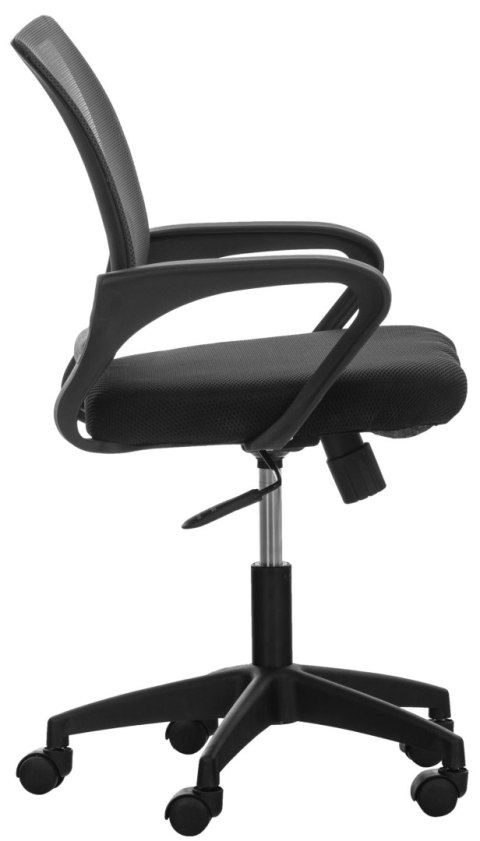 Fotel biurowy Auburn czarny z ergonomiczną poduszką