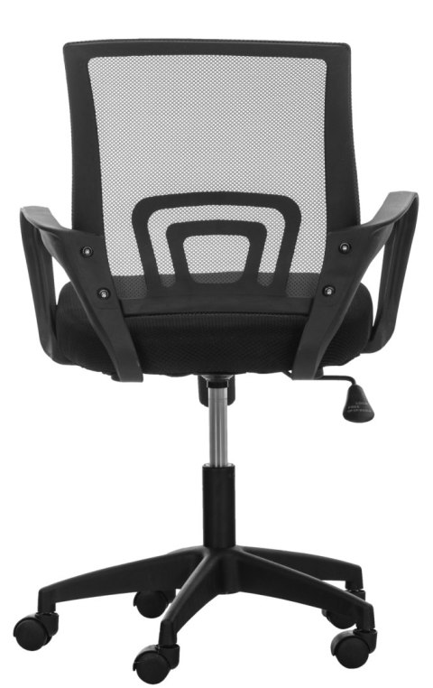 Fotel biurowy Auburn czarny z ergonomiczną poduszką