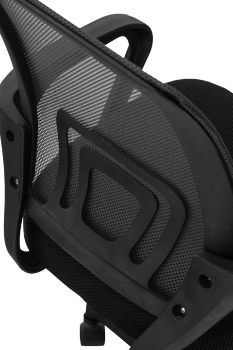 Fotel biurowy Auburn czarny z ergonomiczną poduszką