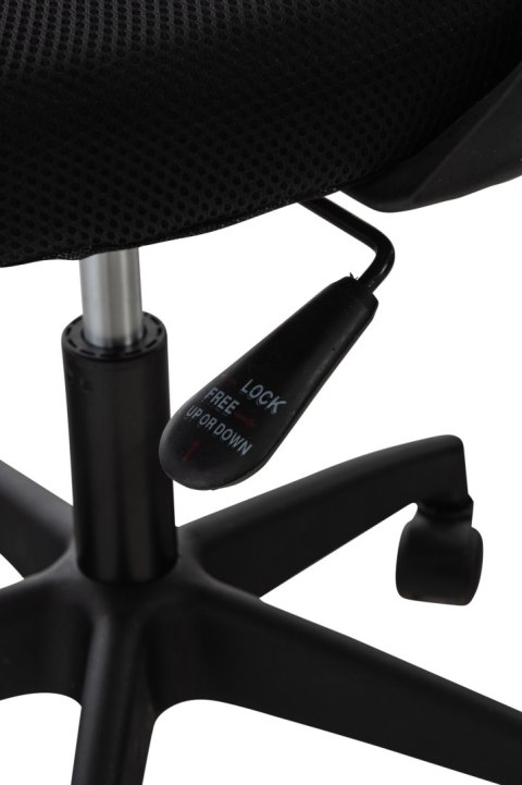 Fotel biurowy Auburn czarny z ergonomiczną poduszką