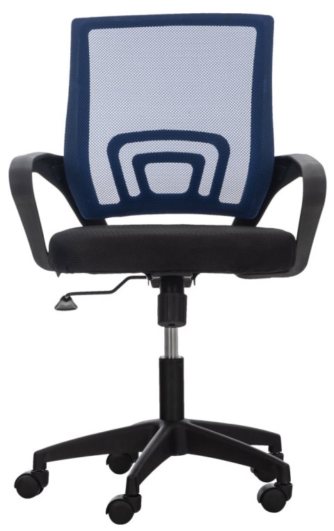 Fotel biurowy Auburn niebieski z ergonomicznym oparciem