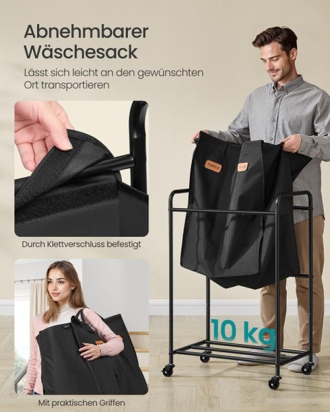 Dwukomorowy sorter na pranie