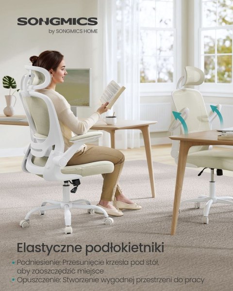 Wieszak z półkami i haczykami, biały