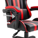  Fotel dla gracza, czerwony, sztuczna skóra Lumarko!