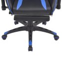  Regulowane krzesło biurowe z podnóżkiem, niebieskie Lumarko!