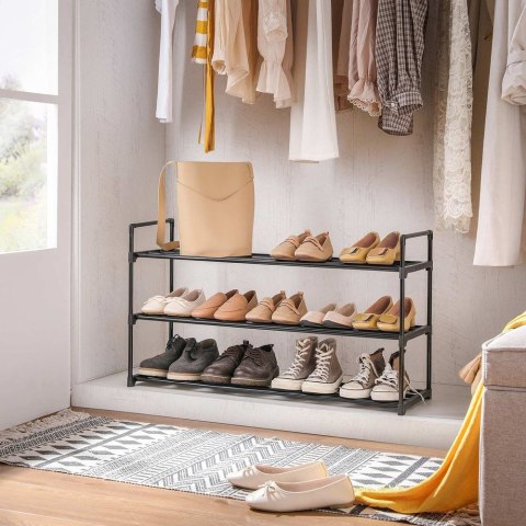 Organizer na buty z 3 półkami, 3 poziomy (30 x 92 x 54 cm)