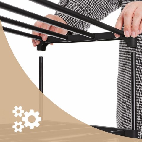 Organizer na buty z 3 półkami, 3 poziomy (30 x 92 x 54 cm)