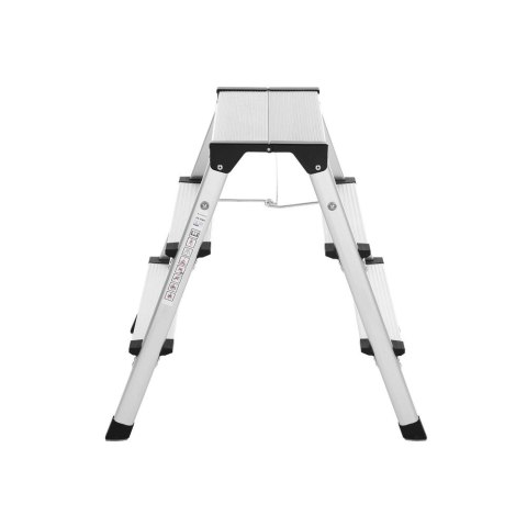 Drabina Aluminiowa, Drabina Domowa, Lekka 3 Kg, Składane Stopnie Wielofunkcyjne Po Obu Stronach 2 X 3 Stopnie Glt23k Lumarko!