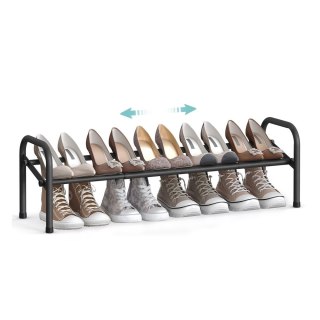 Stojak na buty, Stojak na buty, 1 poziom, Półka metalowa, Regulowana, Buty, Półka stojąca, do przedpokoju, szatni, strefy wejści