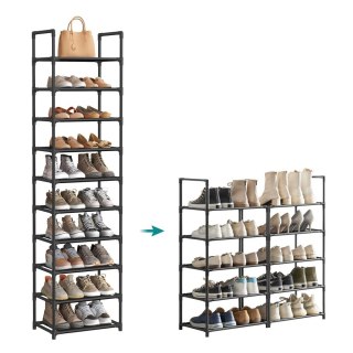 10-poziomowy stojak na buty, 45x28x173 cm