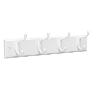 Wieszak ścienny, 4 metalowe wieszaki na płaszcze, wieszak na wieszaki, wieszaki na płaszcze, płaszcze, kurtki, czapki, torby, pr