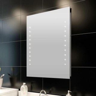  Lustro ścienne, łazienkowe, z lampkami LED, 60 x 80 cm Lumarko!