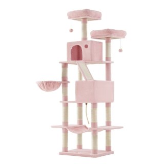 Drapak dla kota XL 206 cm, Pastelowy róż