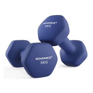 18 zestaw 2 hantli Hantle gimnastyczne winylowe 2 x 1,5 kg SYL63OG, pomarańczowe, 7 x 15 cm