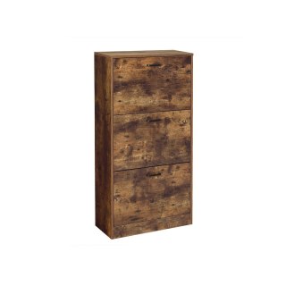 Szafka na buty z 3 klapami, 60x24x120 cm