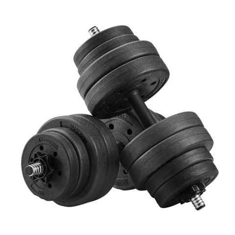 Regulowany zestaw hantli dla kobiet i mężczyzn, Czarny, 30 kg, Styl 2, 35x14 cm