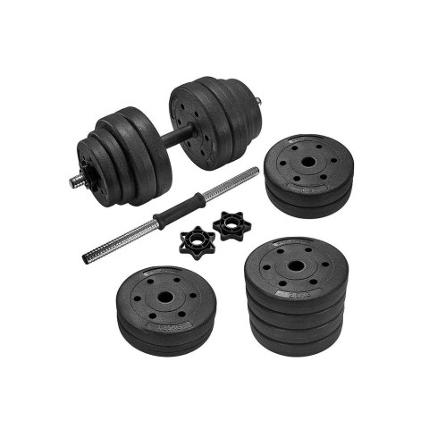 Regulowany zestaw hantli dla kobiet i mężczyzn, Czarny, 30 kg, Styl 2, 35x14 cm