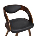  Krzesła stołowe, 2 szt., brązowe, sztuczna skóra Lumarko!