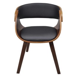  Krzesło stołowe, gięte drewno i sztuczna skóra Lumarko!