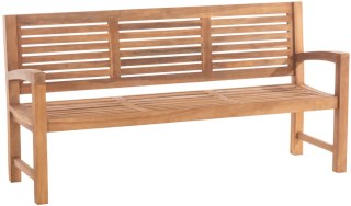Ławka ogrodowa Halden 180 cm teakowa z drewna teakowego