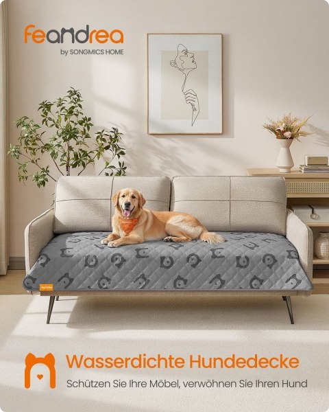 Koc dla psa 178 x 76 cm Dove Grey