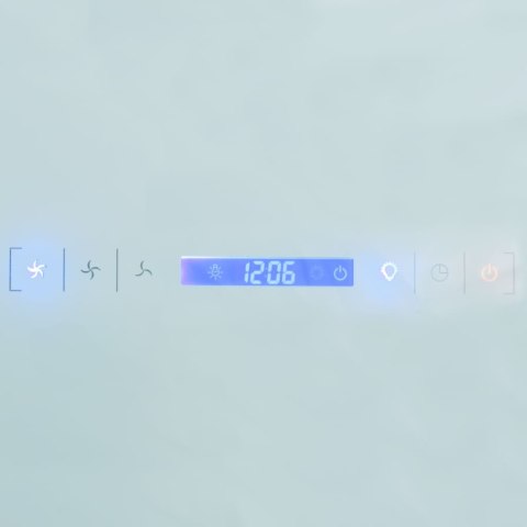  Okap kuchenny, szkło hartowane, białe, 600 mm Lumarko!