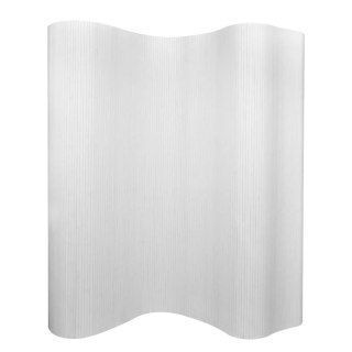  Parawan bambusowy, biały, 250 x 165 cm Lumarko!