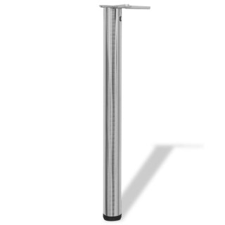  4 Nogi do stołu z regulacją wysokości 710 mm Nikiel Lumarko!