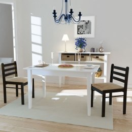  Krzesła stołowe, 2 szt., brązowe, drewno kauczukowe i aksamit Lumarko!