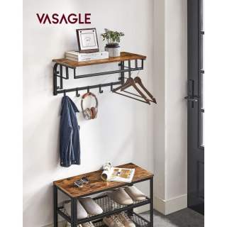 Wieszak ścienny w stylu industrialnym