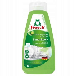 Frosch Żel Do Zmywarek ALL-IN-1 Limonkowy 650ml..