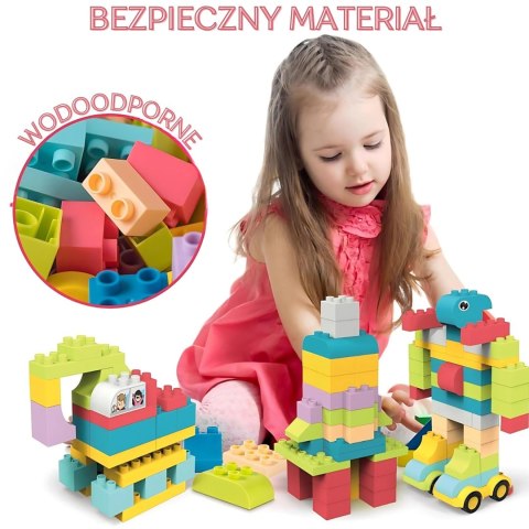 WOOPIE Klocki Konstrukcyjne 3D Sześciany 86 el. Lumarko!