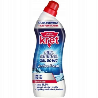 Kret Żel Do Wc Actice Fresh Biel Higiena 750g..
