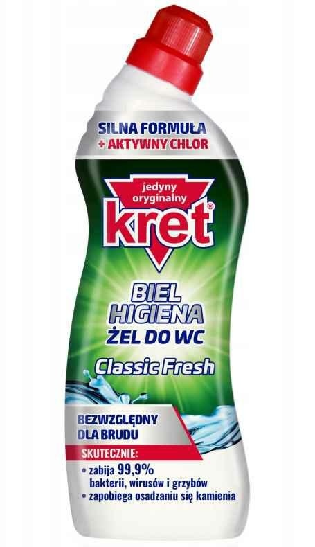 Kret Żel Do Wc Classic Fresh Biel Higiena 750g..